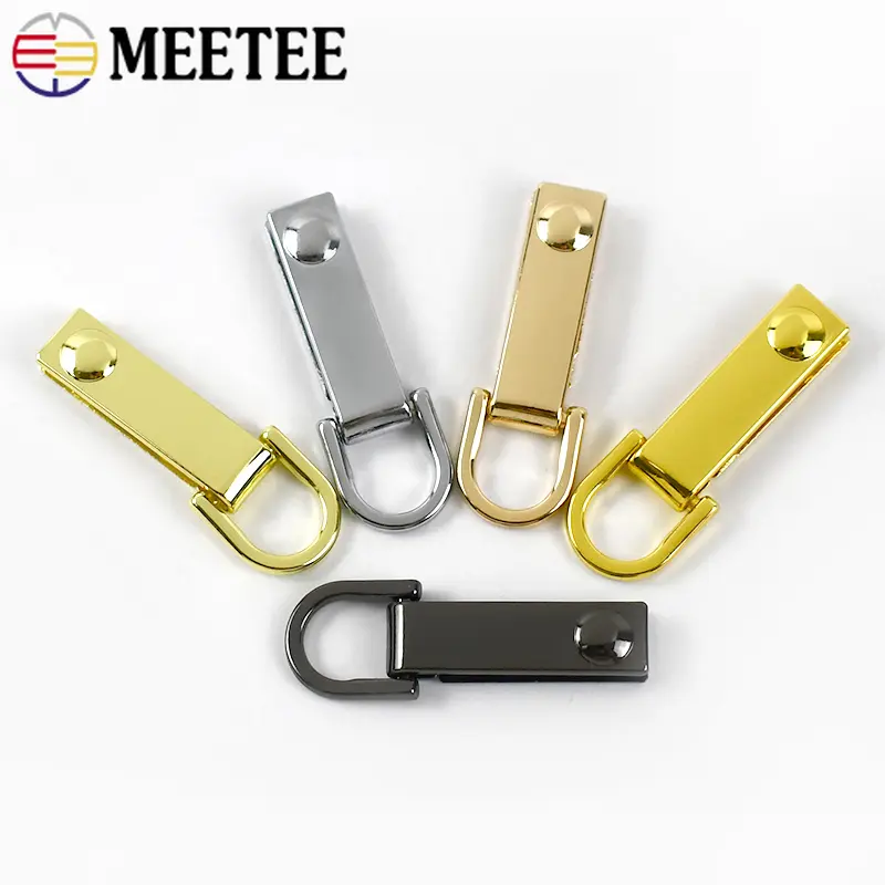 2-10Pcs 48mm Metal Buckles For Handbag Strap D Ring Hooks Bag Belt Screw Clasp Pet Collar Webbing Hook DIY Hardware Accessories