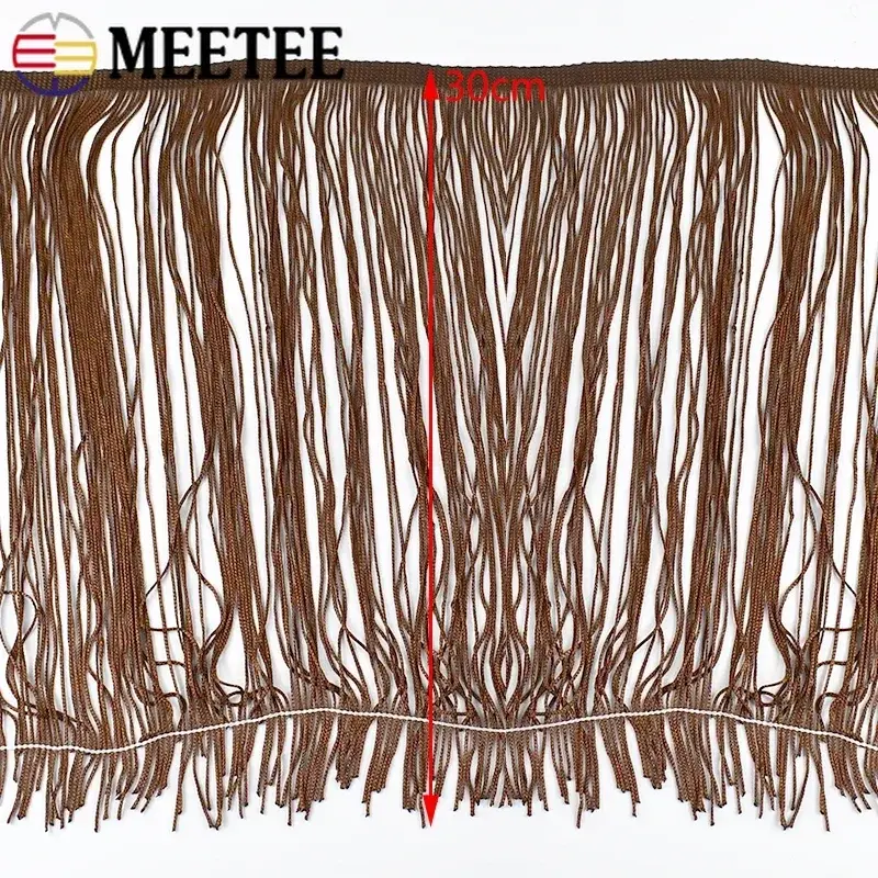 5/10M 30cm Tassel Fringes for Clothes Dress Curtain Lace Trims Garment Decorative Ribbons Fringe Fabric DIY Sewing Accessories