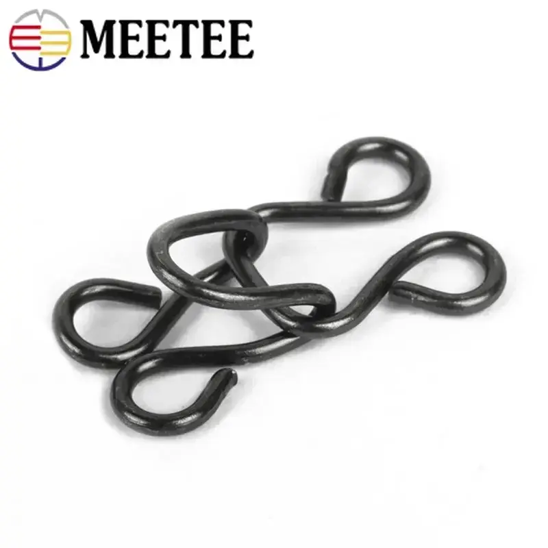 30/50Sets Metal Invisible Button For Underwear Skirt Coat Adjust Buckles Collar Hook Garment Pants Clasp DIY Sewing Accessories