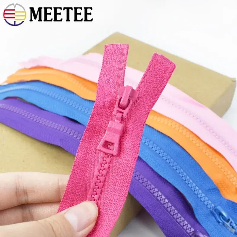 5Pc 5# Resin Zippers Close-End 15-25cm Open-End 30-80cm Zipper Closure for Jacket Garment Bags Decor Zips DIY Sewing Accessories