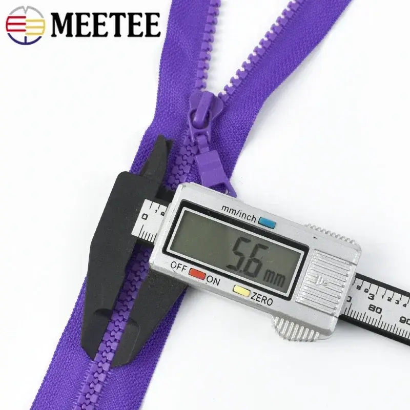 5Pc 5# Resin Zippers Close-End 15-25cm Open-End 30-80cm Zipper Closure for Jacket Garment Bags Decor Zips DIY Sewing Accessories