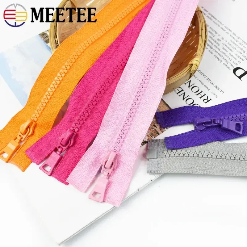 5Pc 5# Resin Zippers Close-End 15-25cm Open-End 30-80cm Zipper Closure for Jacket Garment Bags Decor Zips DIY Sewing Accessories