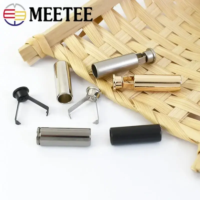 20Pcs Metal Buckle for Garment Rope Lock Stopper Hat Tail Clip Button Sweater Cord End Fastener Buckles DIY Sewing Accessories