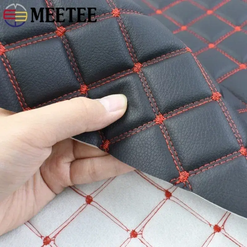45*160cm Synthetic Leather Fabric for Car Floor Mat Embroidery PVC Fabrics Seat Decoration Faux Leathers Trims DIY Wall Craft