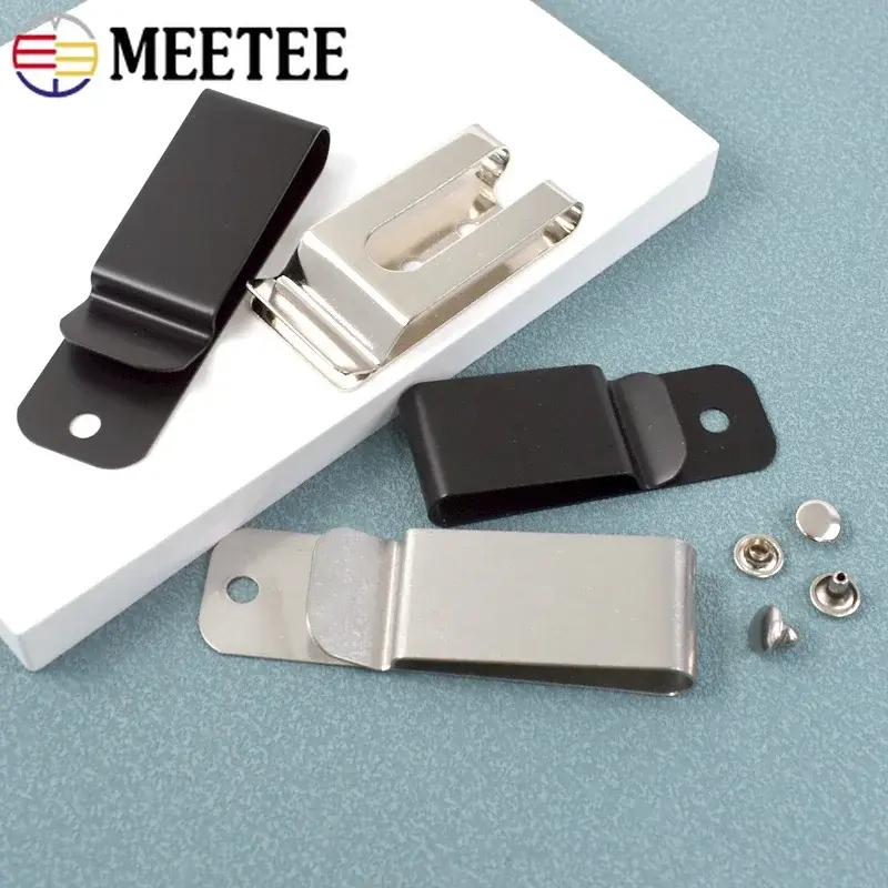 5/10Pcs 56-84mm Metal Spring Buckle for Wallets DIY Sewing Accessories Key Clip Hooks Black Belt Holster Clasp Replacement Parts