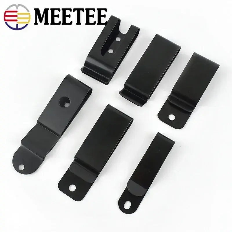 5/10Pcs 56-84mm Metal Spring Buckle for Wallets DIY Sewing Accessories Key Clip Hooks Black Belt Holster Clasp Replacement Parts