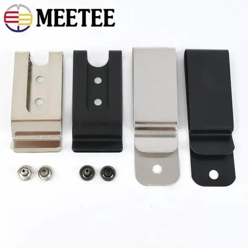 5/10Pcs 56-84mm Metal Spring Buckle for Wallets DIY Sewing Accessories Key Clip Hooks Black Belt Holster Clasp Replacement Parts
