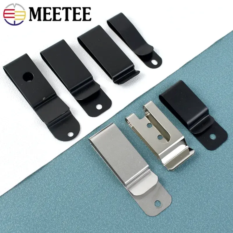 5/10Pcs 56-84mm Metal Spring Buckle for Wallets DIY Sewing Accessories Key Clip Hooks Black Belt Holster Clasp Replacement Parts