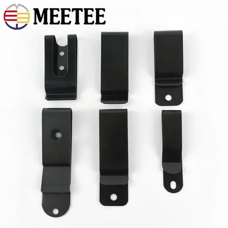 5/10Pcs 56-84mm Metal Spring Buckle for Wallets DIY Sewing Accessories Key Clip Hooks Black Belt Holster Clasp Replacement Parts