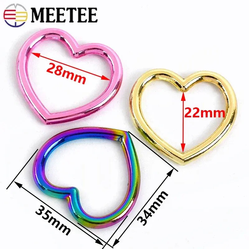 5/10/20Pcs Metal Ring Buckles for Bag Strap Webbing O Rings Buckle Handbag Chain Loop Hooks Connector DIY Hardware Accessories
