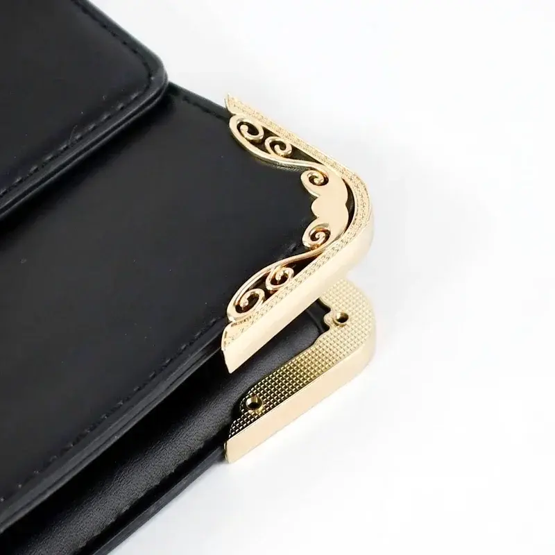 2/4/10 Metal Buckles for Bag Corner Protectors Screws Leather Edge Banding Clip Clasp Decorative Hooks DIY Hardware Accessories
