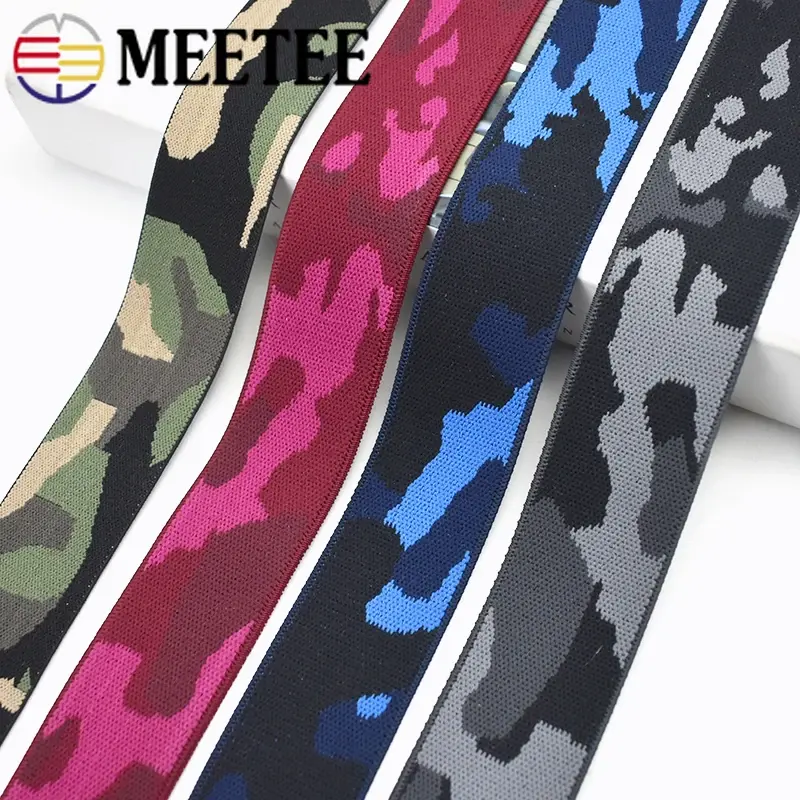 1/2/3/5Meters 38mm Elastic Band For Belt Polyester Elasticity Ribbon Tape Clothes Sewing Pants Rubber Webbing DIY Accessories