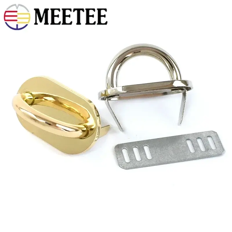 2/3/4/5/10/20Pcs Metal Ring Buckles For Bag Strap Side Clip Buckle Handbag Hanger Arch Bridge Hook Clasp Loop DIY Accessories