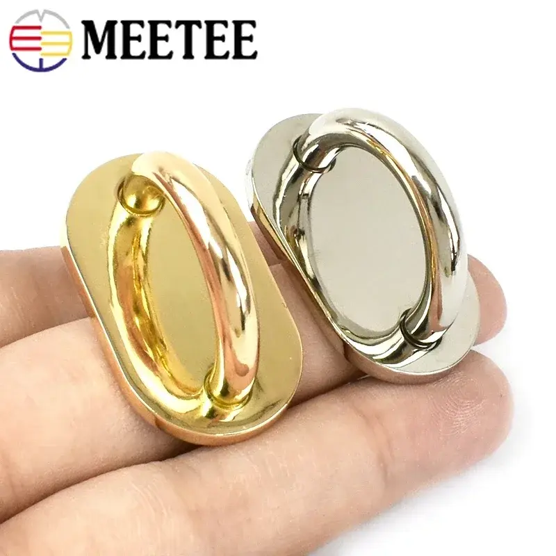 2/3/4/5/10/20Pcs Metal Ring Buckles For Bag Strap Side Clip Buckle Handbag Hanger Arch Bridge Hook Clasp Loop DIY Accessories