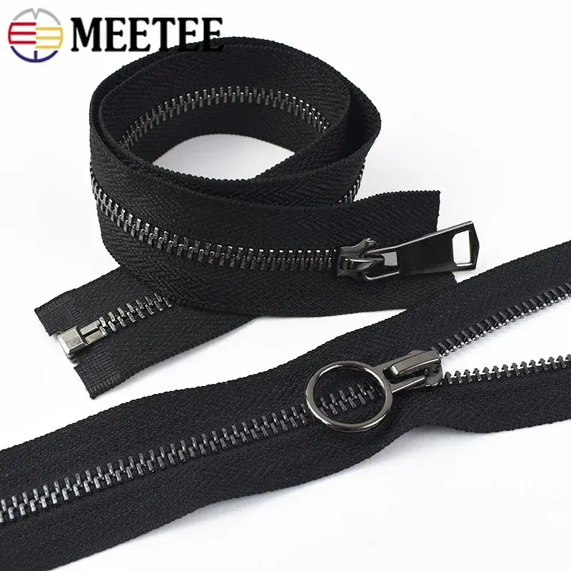5# Metal Zipper 15-40cm Close-End 50-150cm Open-End Zippers Auto Lock Zip for Garment Shoe Bag Repair kit DIY Sewing Accessories