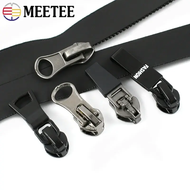 Reverse Zipper Sliders 3#5#8#10# 10-20Pcs Waterproof Nylon Tent Jacket Camping Sewing Fastener DIY Craft Repair Hardware Parts
