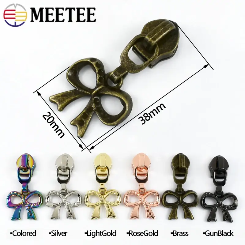 5-30Pcs 5# Nylon Zipper Slider Bags Pocket Closure Zippers Heads Clothes Zip Pull Repair Kits DIY Replacement Sewing Accessories