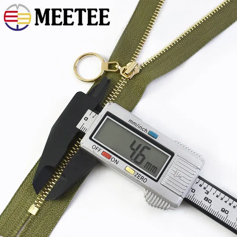 2Pcs 15-30cm Close-End 3# Metal Zipper For Sewing Zippers for Bag Jacket Decorative Zips Repair Kit DIY Garment Accessories