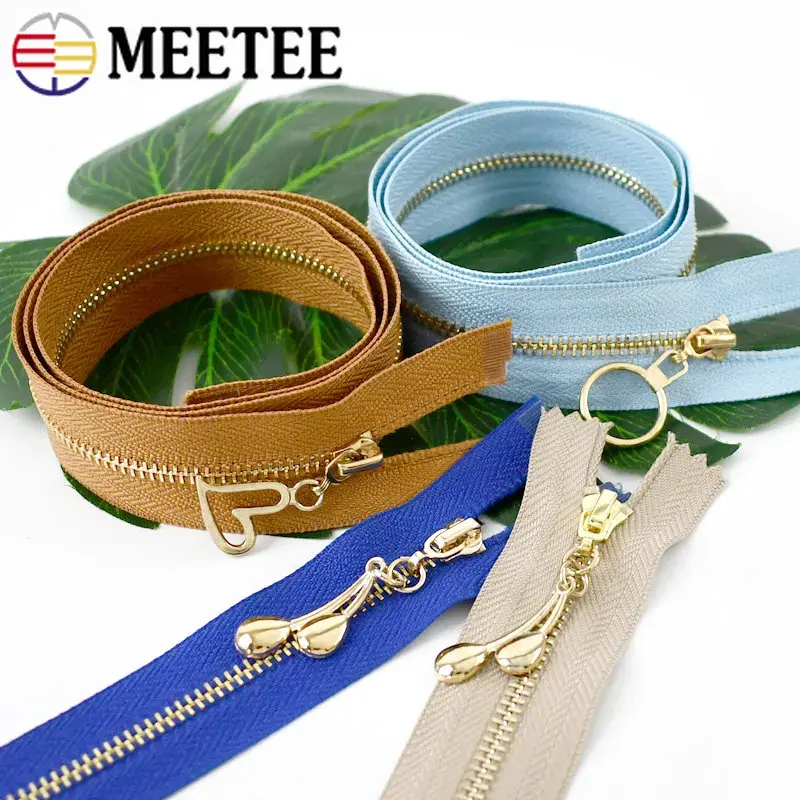 2Pcs 15-30cm Close-End 3# Metal Zipper For Sewing Zippers for Bag Jacket Decorative Zips Repair Kit DIY Garment Accessories