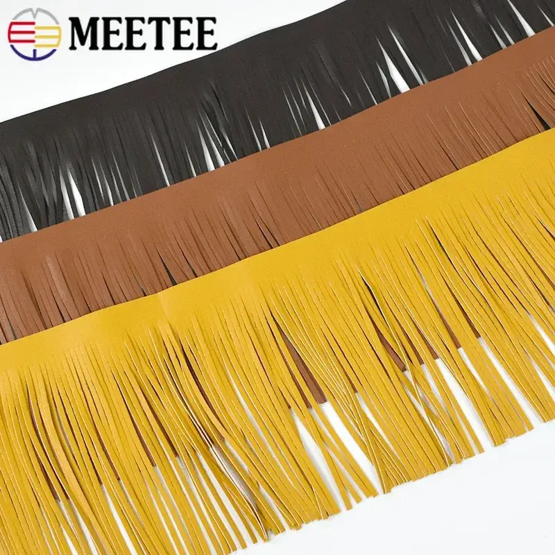 1/2M 3mm Synthetic Leather Tassel Fringe for Sewing Bag Skirt Lace Ribbon Fabric Clothes Handbag Decoration Trim DIY Accessories
