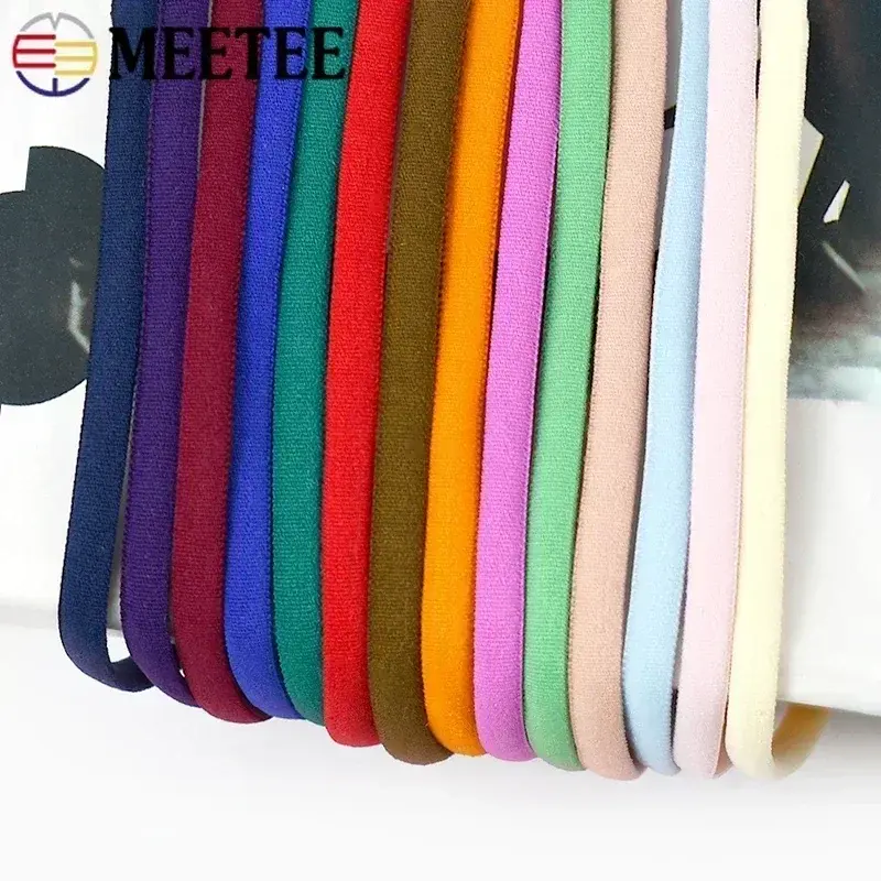 5/10/20M Elastic Band 3/5mm Colored Polyamide Rope Decor Rubber Tape Oil Core Hair Ring Stretch Ropes DIY Sewing Accessories