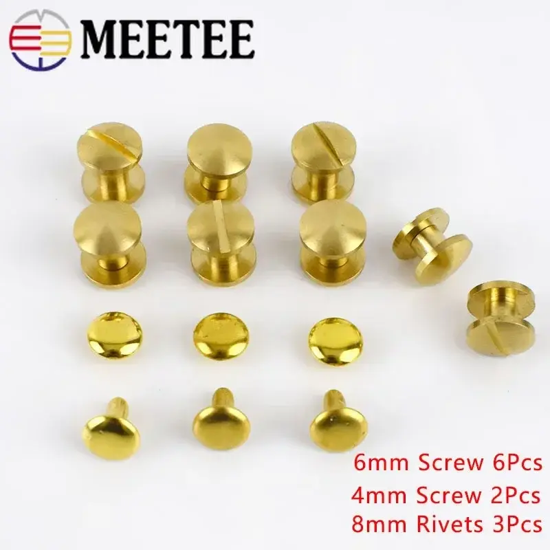 1Set Solid Brass Decorative Belts Buckle for Men Carved Waistband Hook Clasp Leather Craft Buckles Head Screws DIY Accessories