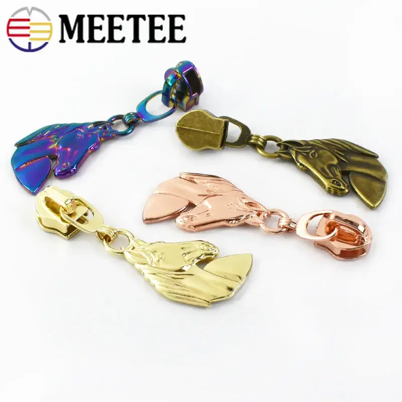 10-30Pc 5# Zipper Pull For Nylon Zippers Tape Bag Garment Decoration Zip Slider Head Zips Repair Kit DIY Coat Sewing Accessoires