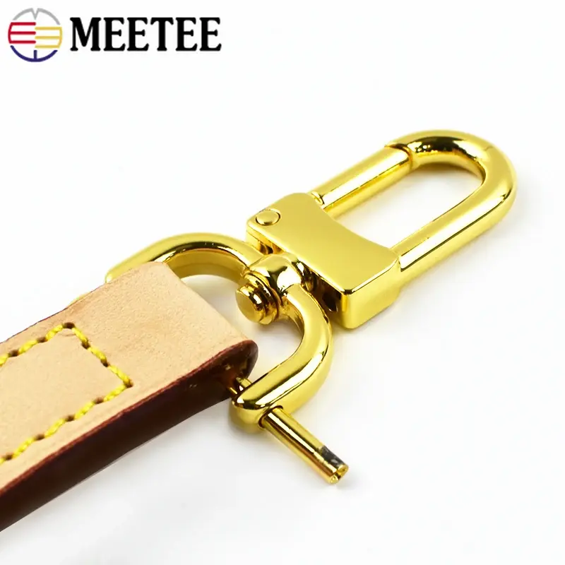 2/5Pcs Meetee 13-26mm Metal Buckle for Bag Strap Removable Screw Clasp Swivel Lobster Buckles Replacement Snap Hooks Accessories