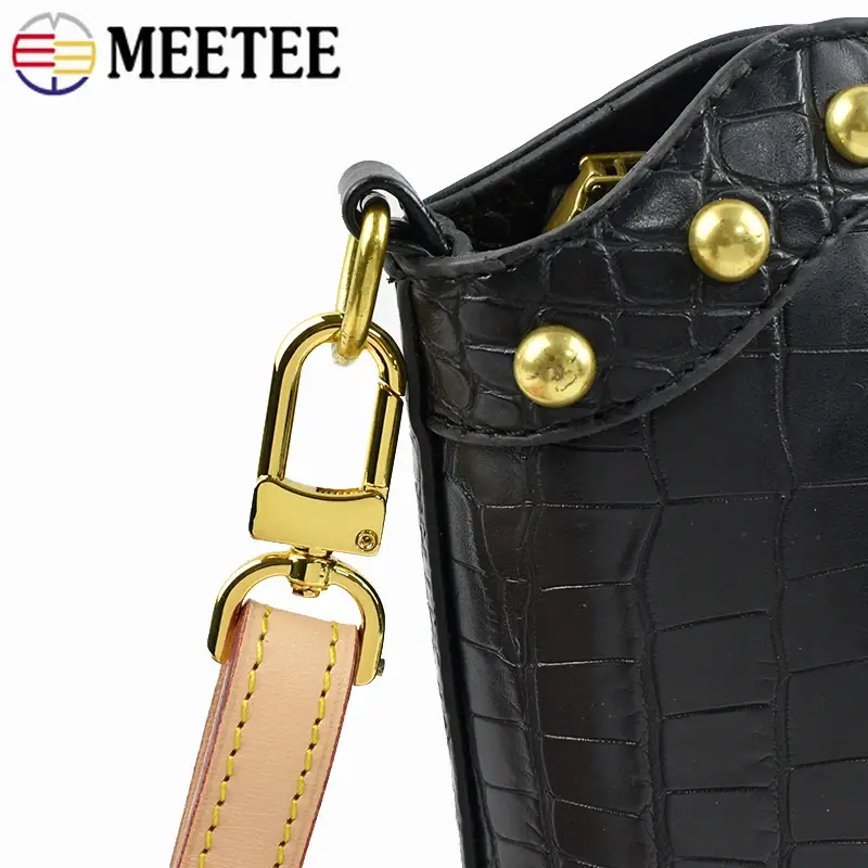 2/5Pcs Meetee 13-26mm Metal Buckle for Bag Strap Removable Screw Clasp Swivel Lobster Buckles Replacement Snap Hooks Accessories