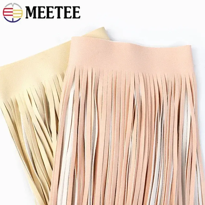 1Pc 66*50/70cm Leather Tassel Fringe For Clothes Ribbon Handbag Lace Trimming Luggage Manual Trim Material DIY Sewing Accessory