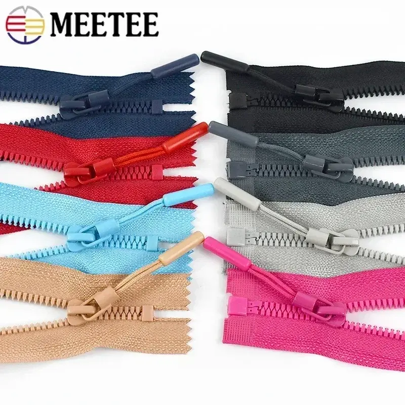 2/5/10Pcs 5# Resin Zippers 5/18/25cm Close-End 40-80cm Open-End for Sewing Bags Clothes DIY Garment Accessories Zips Repair Kits