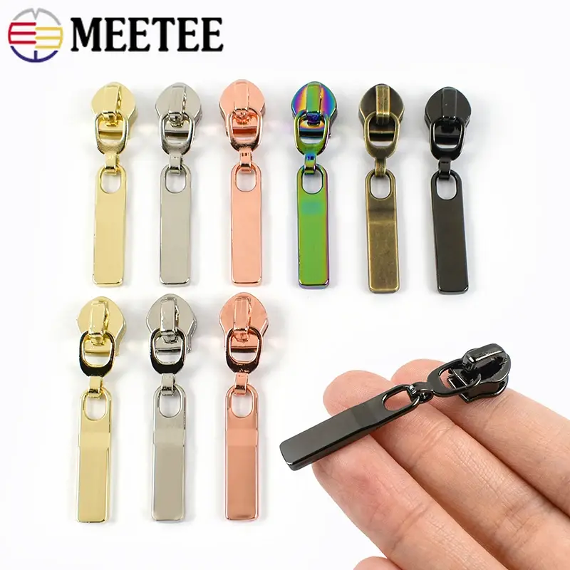 5-30Pcs 5# Zipper Slider for Nylon Zippers Tape Bags Jacket Zips Puller Closures Zip Head Lock Repair Kit DIY Sewing Accessories
