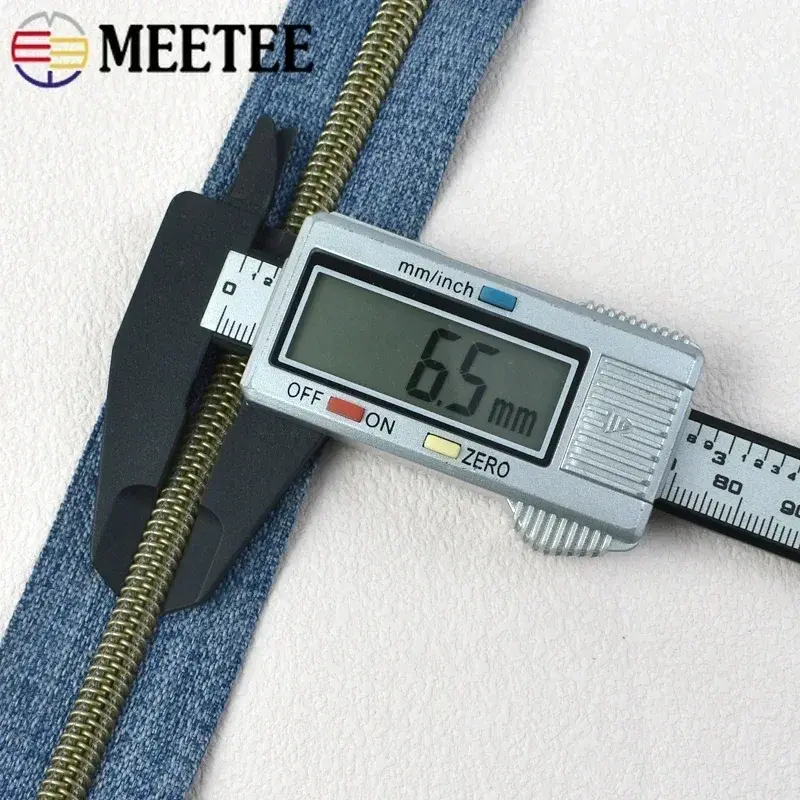 1-10M 5# Nylon Zippers Tape By The Meter For Sewing Bags Zipper Clothes Luggage Coil Zips Jacket Shoes Zip Repair Kit Accessory
