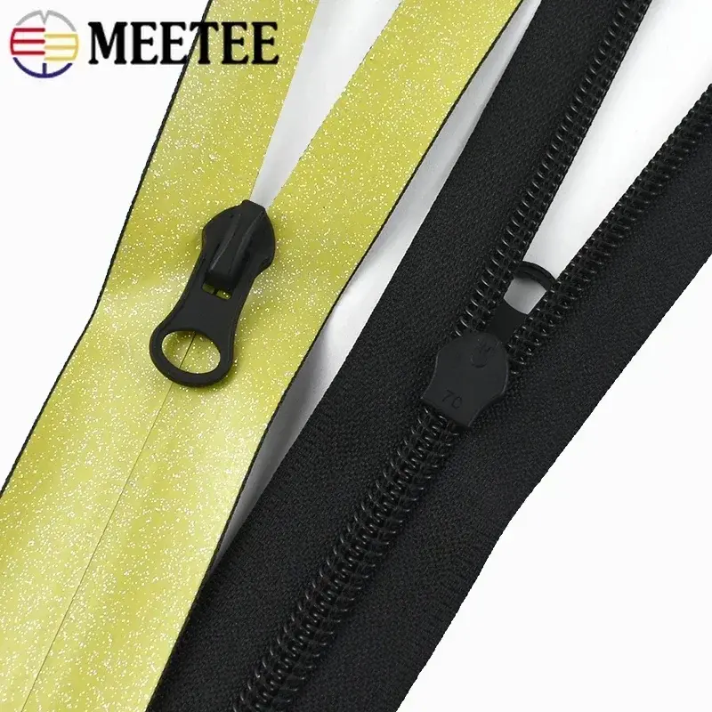 2-10Pcs 5# 80cm Waterproof Nylon Zippers For Sewing Clothes Open-End Invisible Zips Bag Garment Zip Repair Kits DIY Accessories