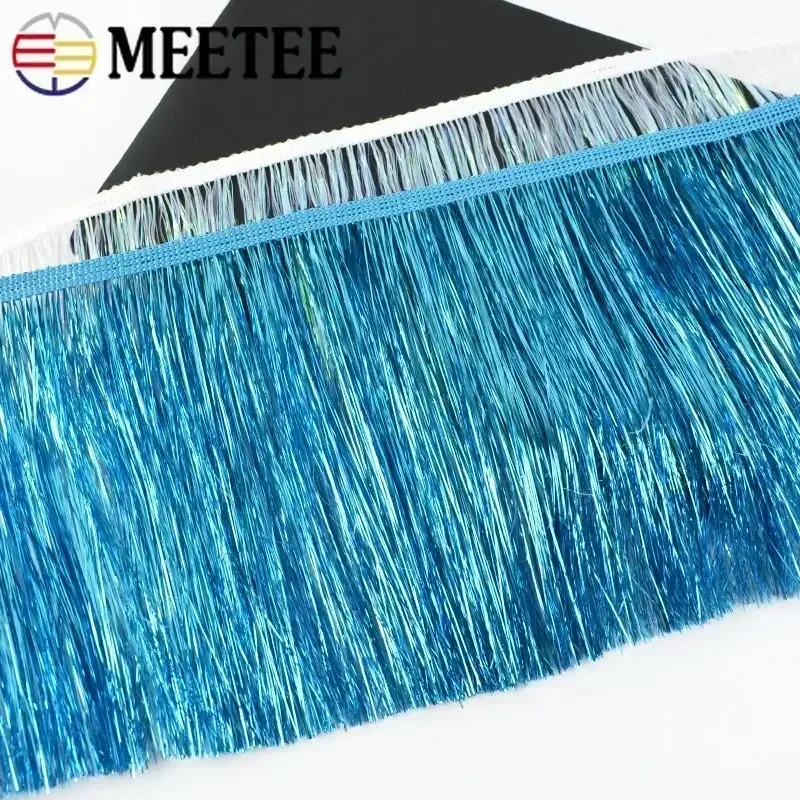 2/5/10Meters Meetee 15cm Colorful Fringes Tassels Clothes Dress Lace Trim Curtain Decoration Ribbon DIY Garment Accessories