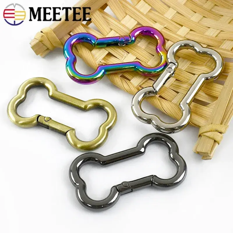 5/10Pcs Bone Metal Ring Buckle for Strap Bag O D Rings Clasp Webbing Belt Clip Buckles Spring Hooks DIY Handbag Accessories