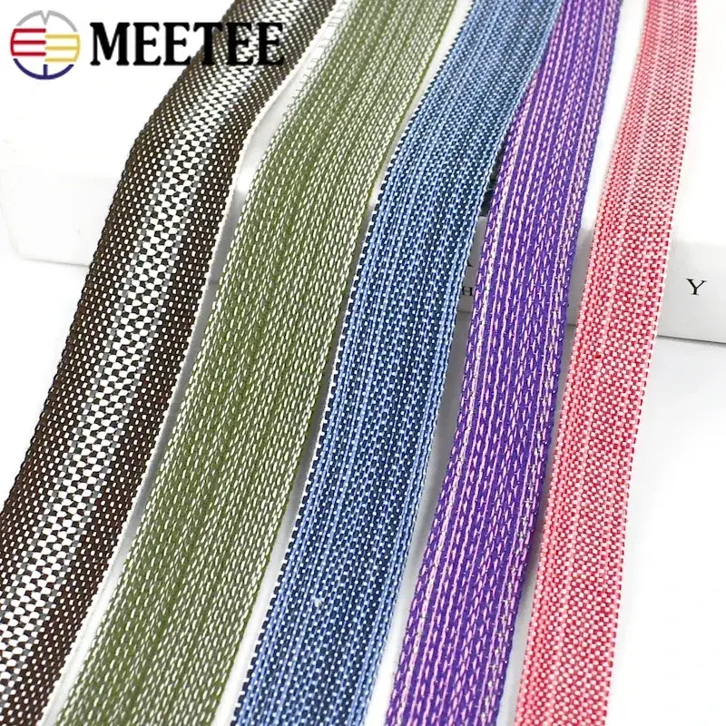 1-5M 20-34mm Polyester Jacquard Webbing Cotton Tape Shoulder Bags Strap Shoes  Backpack Ribbon DIY Clothing Sewing Accessories