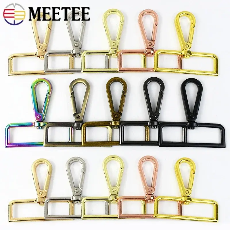 16-50mm 10/30Pcs Metal Swivel Clasps Bags Strap Buckles Handbag Hanger Dog Collar Trigger Clips Snap Hook DIY Sewing Accessories