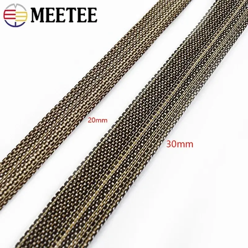 1-5M 20-34mm Polyester Jacquard Webbing Cotton Tape Shoulder Bags Strap Shoes  Backpack Ribbon DIY Clothing Sewing Accessories