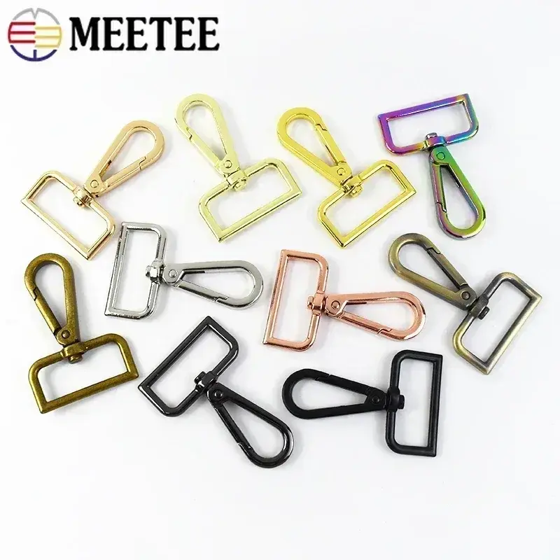 16-50mm 10/30Pcs Metal Swivel Clasps Bags Strap Buckles Handbag Hanger Dog Collar Trigger Clips Snap Hook DIY Sewing Accessories