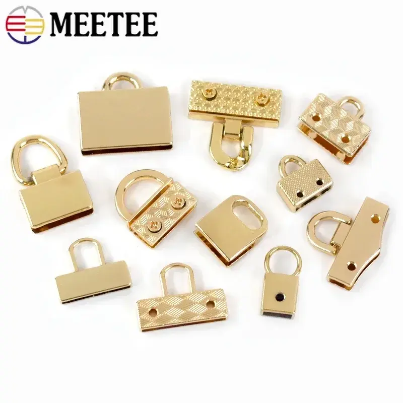 2-10Pcs Metal Bags Strap Buckle For Webbing Screw Tail Clip Handbag Chain Hanger Clasp Pet Collar Hooks DIY Hardware Accessory
