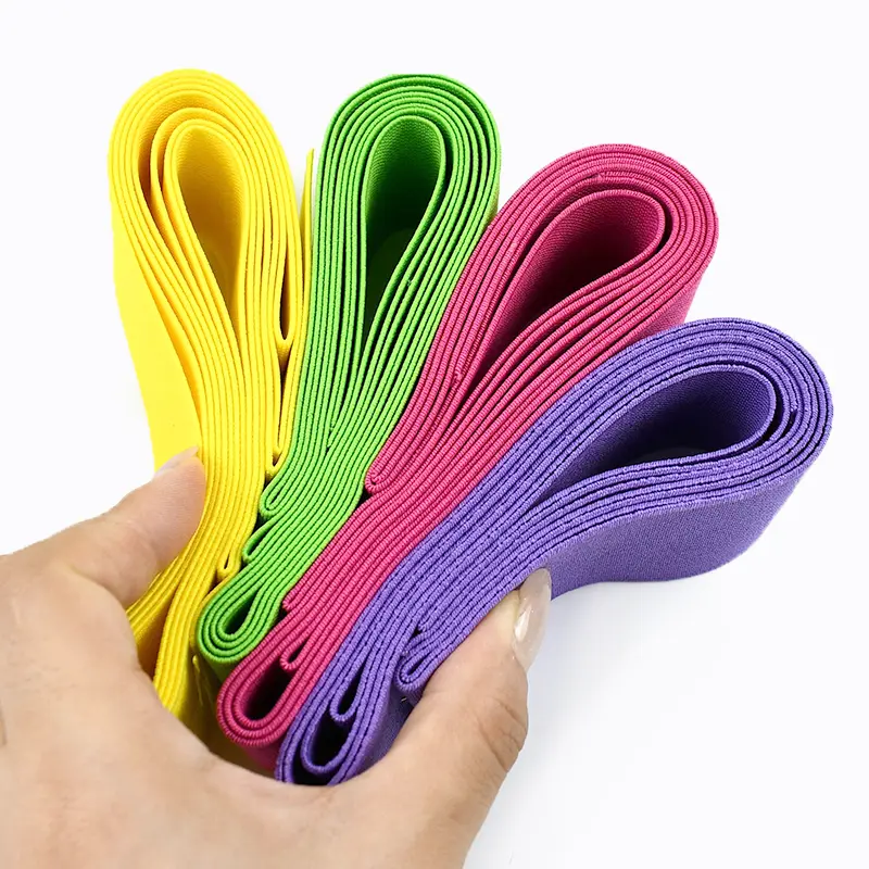 3/5Meters 25-50mm 1.2mm Thick Elastic Bands for Pants Waistband Rubber Ribbon Underwear Stretch Tapes DIY Sewing Accessories