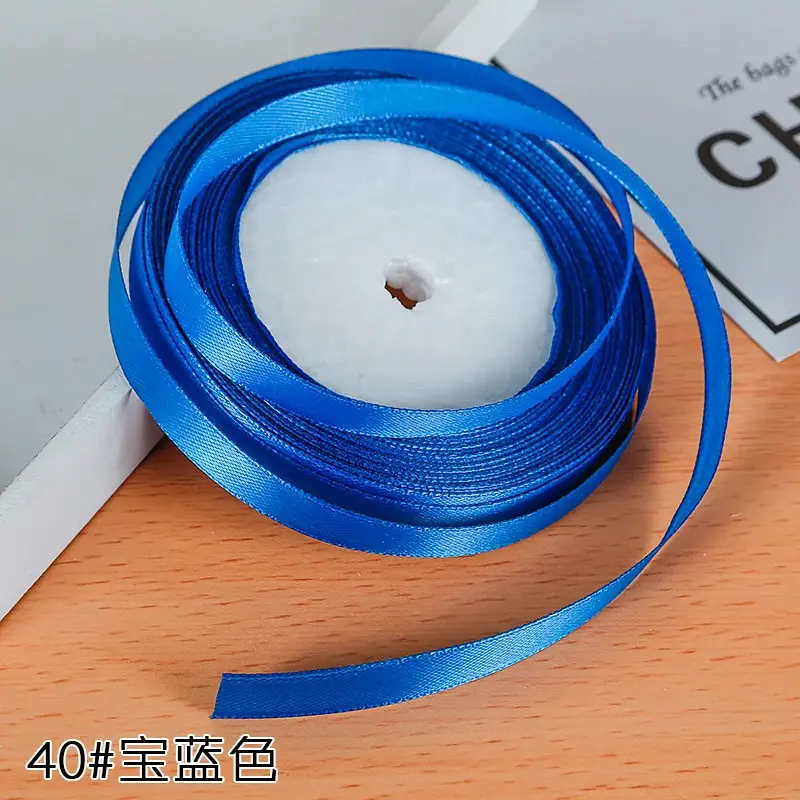 22Meters/Lot 10mm Satin Ribbons Wedding Christmas Halloween Decoration Birthday Party Gift Wrapping Ribbon DIY Crafts Bow Fabric