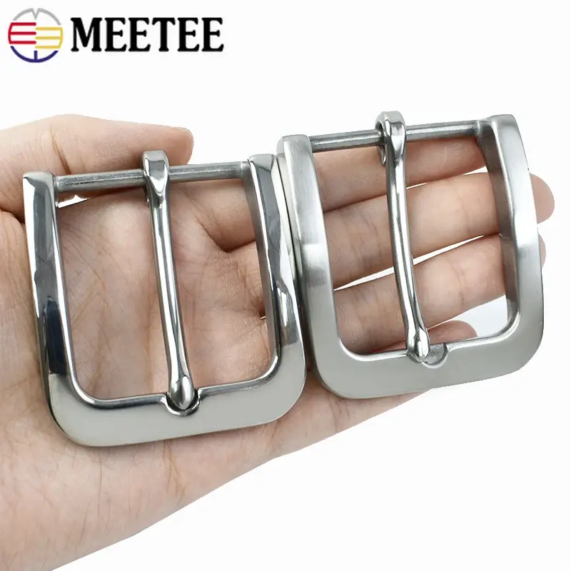 1Pc 35/40mm Stainless Steel Mens Belt Pin Buckle for Sewing Cowboy Jeans Waistband Head Clothing DIY Leather Craft Accessories