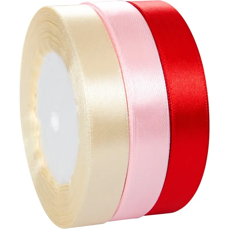 15mm Satin Ribbons 22Meters/Roll Wedding Christmas Halloween Birthday Party Gift Box Cake Wrapping Decoration Ribbons DIY Crafts