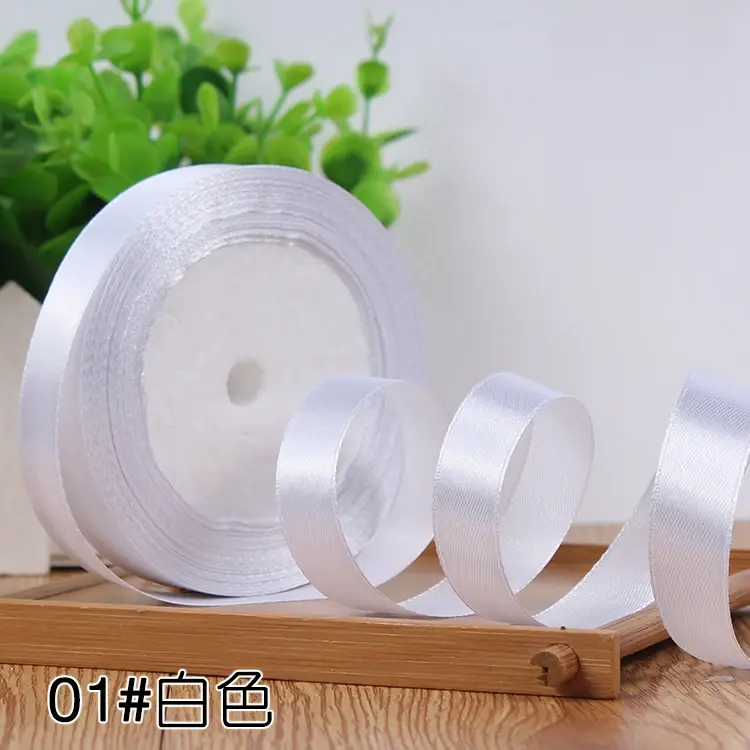 15mm Satin Ribbons 22Meters/Roll Wedding Christmas Halloween Birthday Party Gift Box Cake Wrapping Decoration Ribbons DIY Crafts
