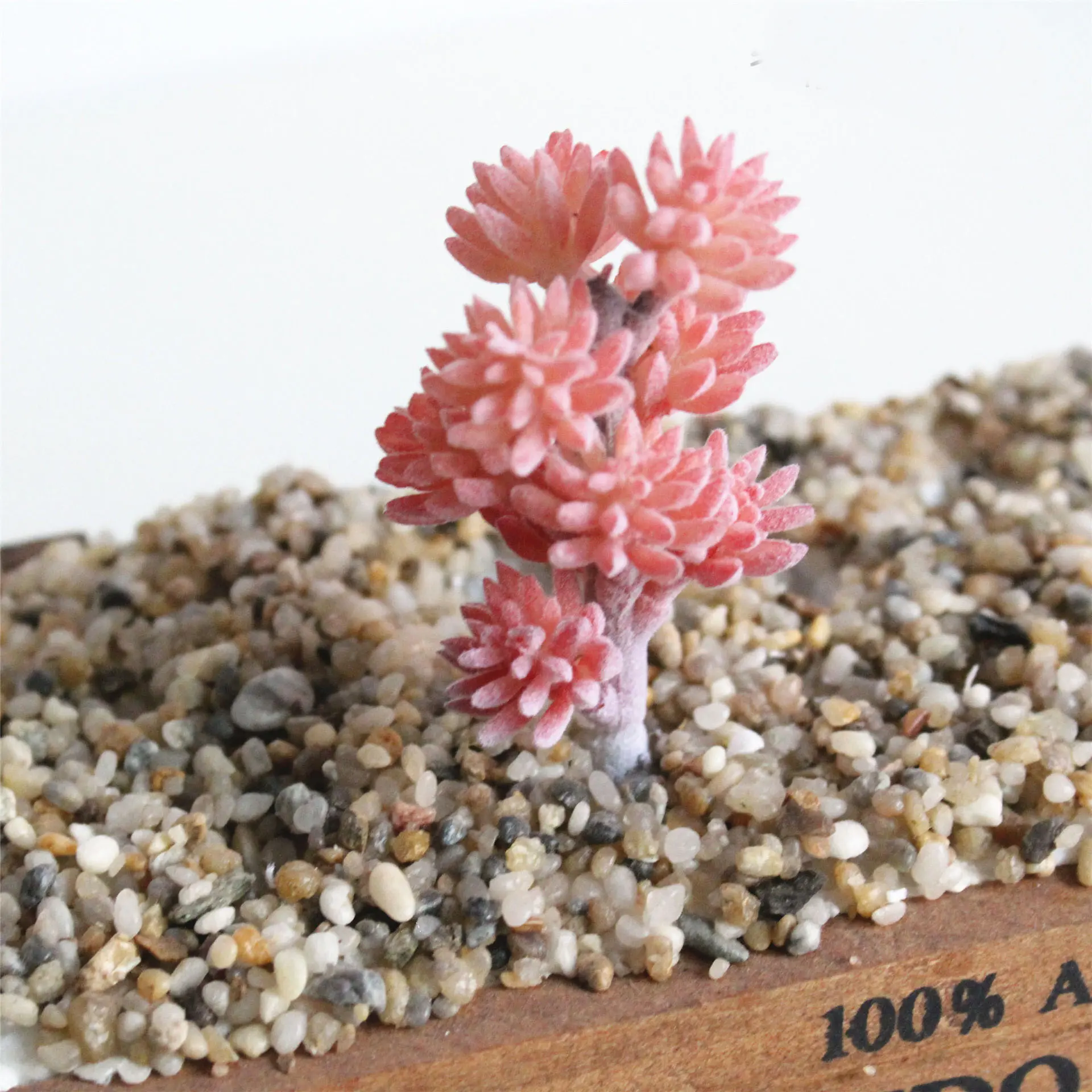 39Styles Red Artificial Succulents Plants DIY Flower Arrangement Accessories Home Garden Decor Fake Plants Desktop Mini Bonsai