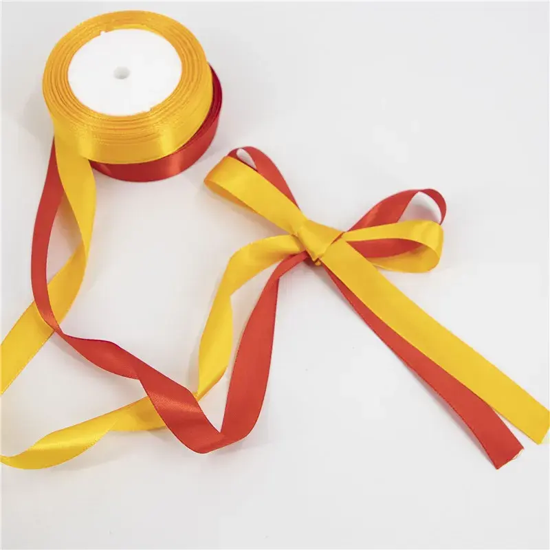 20mm Satin Ribbons 25yards/Roll DIY Scrapbooking Crafts Fabric Christmas Halloween Birthday Party Gift Box Cake Wrapping Ribbons