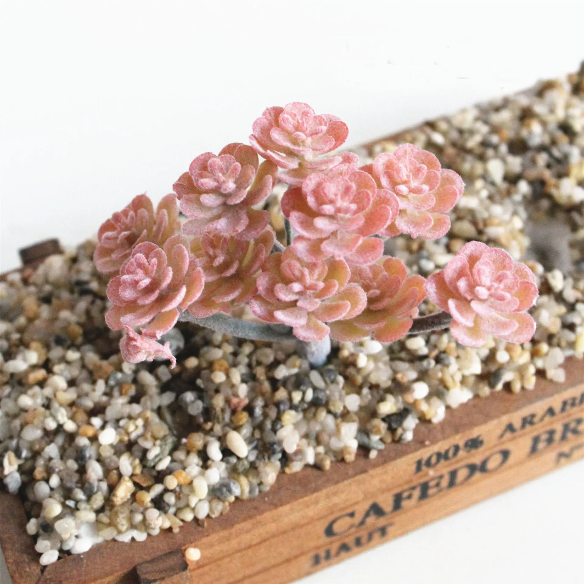 39Styles Red Artificial Succulents Plants DIY Flower Arrangement Accessories Home Garden Decor Fake Plants Desktop Mini Bonsai