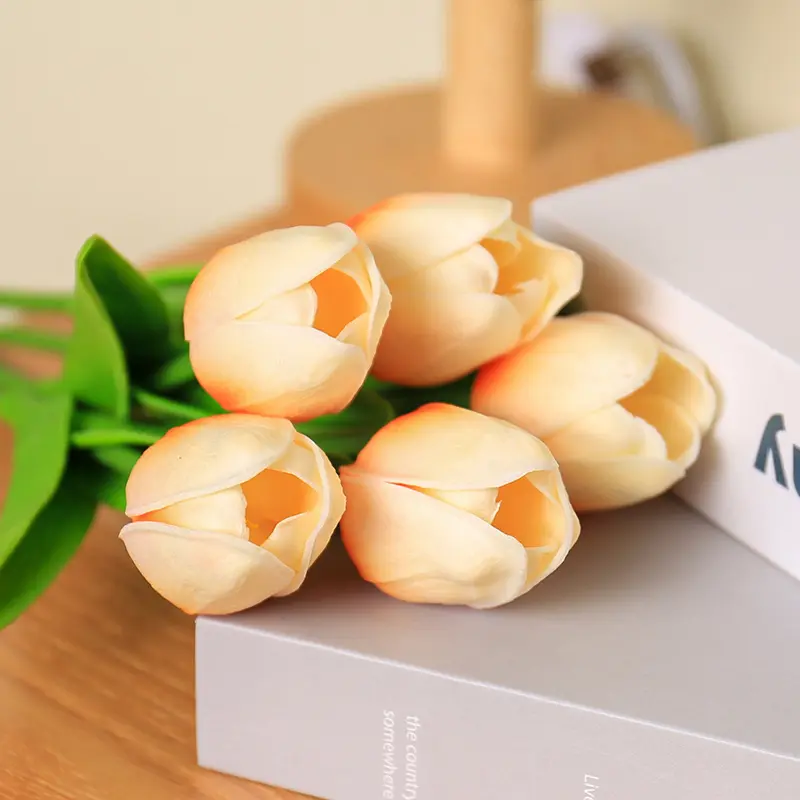 1pcs 34cm Artificial Flowers PU Tulips Home Party Wedding Christmas Decoration Fake Floral